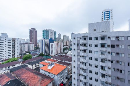 Vista da Varanda de apartamento para alugar com 1 quarto, 53m² em Boqueirão, Santos