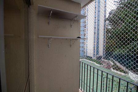 Varanda da Sala de apartamento para alugar com 2 quartos, 56m² em Vila Indiana, São Paulo
