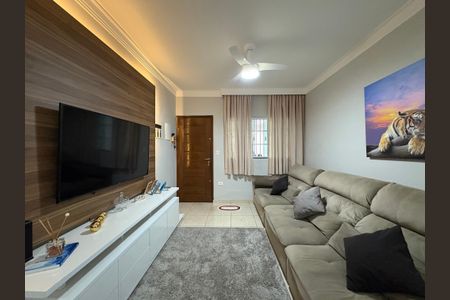 Sala de casa à venda com 3 quartos, 130m² em Vila Linda, Santo André