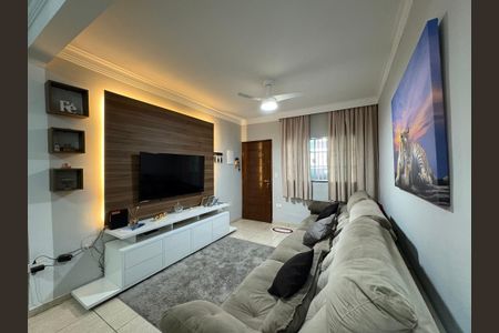 Sala de casa à venda com 3 quartos, 130m² em Vila Linda, Santo André