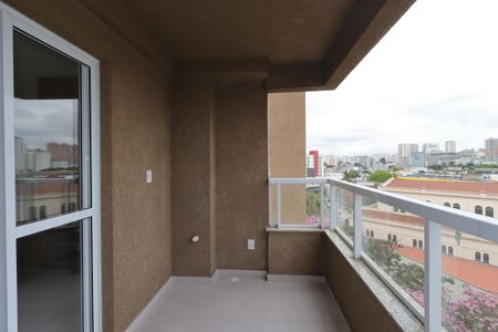 Varanda da Sala de apartamento para alugar com 2 quartos, 60m² em Santa Terezinha, Santo André