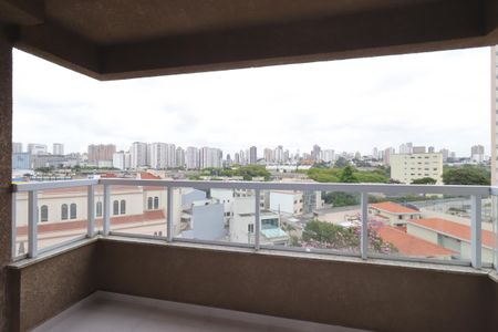 Varanda da Sala de apartamento para alugar com 2 quartos, 60m² em Santa Terezinha, Santo André