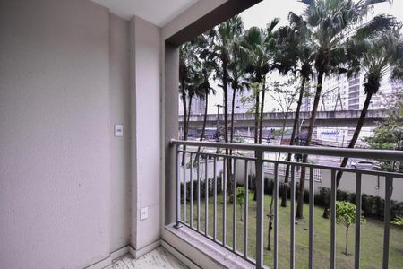 Varanda de kitnet/studio para alugar com 1 quarto, 24m² em Vila Andrade, São Paulo