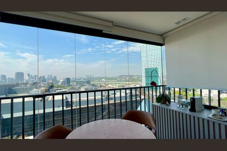 Studio à venda com 30m², 1 quarto e sem vagaVaranda