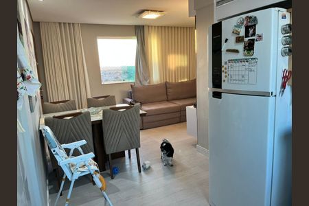 Sala de apartamento à venda com 2 quartos, 68m² em Jardim Imperial, Lagoa Santa