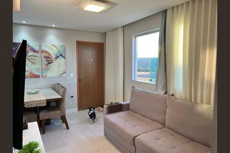 Sala de apartamento à venda com 2 quartos, 68m² em Jardim Imperial, Lagoa Santa