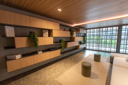 Apartamento à venda com 84m², 2 quartos e 2 vagasHall social