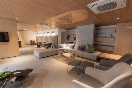 Apartamento à venda com 84m², 2 quartos e 2 vagasHall social