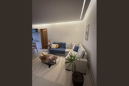 Sala de apartamento à venda com 2 quartos, 74m² em Vila da Serra, Nova Lima
