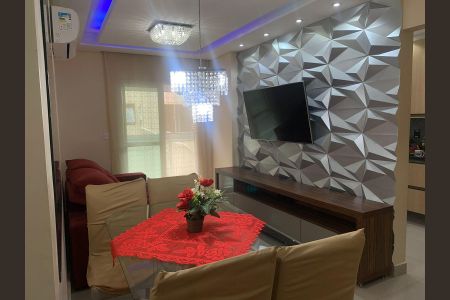 Sala de apartamento para alugar com 2 quartos, 85m² em Tupi, Praia Grande