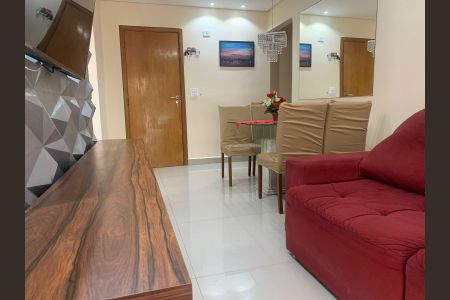 Sala de apartamento para alugar com 2 quartos, 85m² em Tupi, Praia Grande