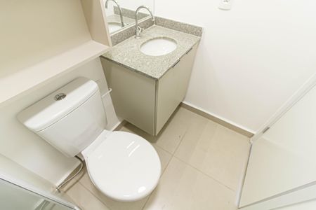 Apartamento para alugar com 27m², 1 quarto e sem vagaBanheiro da Suíte