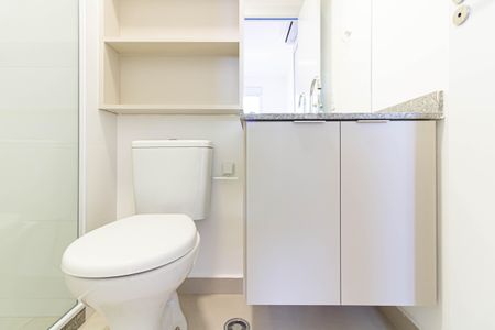 Apartamento para alugar com 27m², 1 quarto e sem vagaBanheiro da Suíte