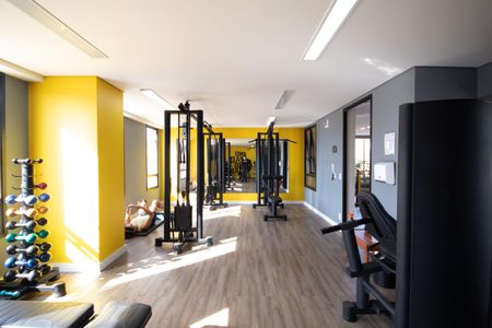 Apartamento à venda com 36m², 2 quartos e 1 vaga Apartamento à venda com 36m², 2 quartos e 1 vagaÁrea comum - Academia