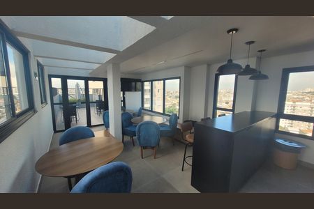 Apartamento à venda com 27m², 1 quarto e sem vaga Apartamento à venda com 27m², 1 quarto e sem vagaÁrea comum - Salão de festas
