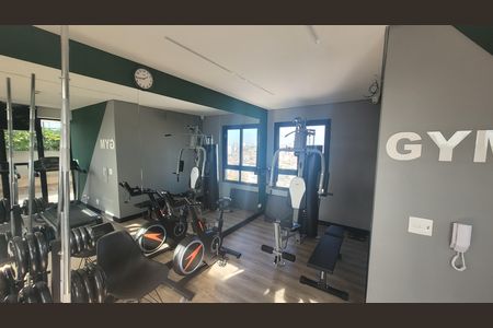 Apartamento à venda com 27m², 1 quarto e sem vaga Apartamento à venda com 27m², 1 quarto e sem vagaÁrea comum - Academia