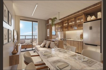 Apartamento à venda com 2 quartos, 54m² em Serrano, Belo Horizonte