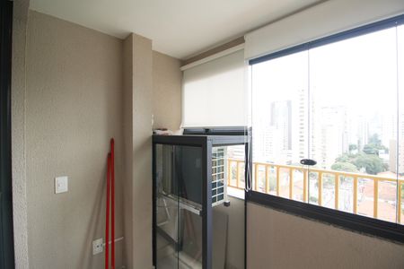 Varanda do Studio de kitnet/studio para alugar com 1 quarto, 29m² em Vila Olímpia, São Paulo