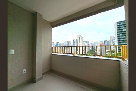 Varanda de kitnet/studio para alugar com 1 quarto, 29m² em Vila Olímpia, São Paulo