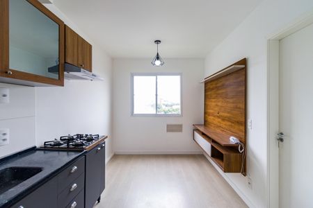Sala/Cozinha de apartamento para alugar com 1 quarto, 26m² em Vila Nova das Belezas, São Paulo
