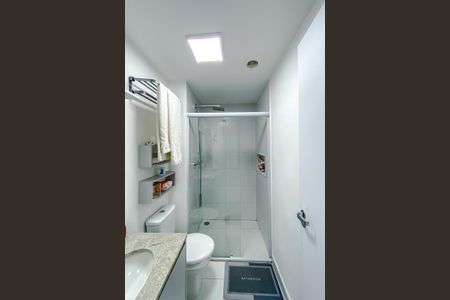 Banheiro Social de kitnet/studio para alugar com 1 quarto, 22m² em Belenzinho, São Paulo