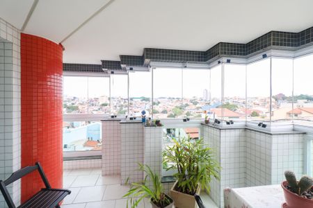 Varanda da Sala de apartamento para alugar com 3 quartos, 188m² em Olímpico, São Caetano do Sul