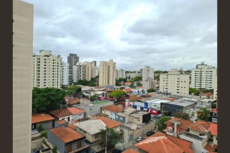 Vista da Sala de apartamento à venda com 1 quarto, 31m² em Indianópolis, São Paulo