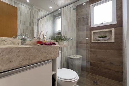 Apartamento à venda com 77m², 3 quartos e 2 vagasBanheiro