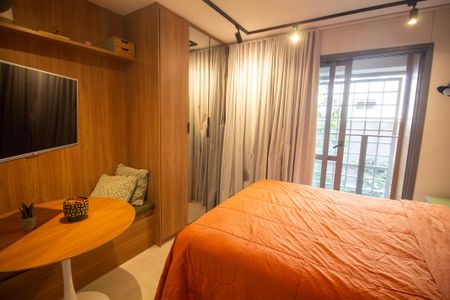 Studio à venda com 27m², 1 quarto e sem vagaSala / Quarto - Studio