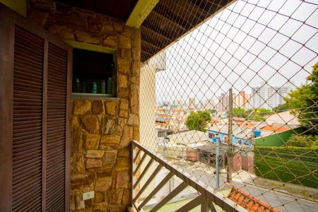 Varanda da Suite 1 de casa à venda com 3 quartos, 180m² em Vila Lilica, Santo André