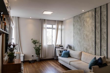 Sala de apartamento à venda com 3 quartos, 142m² em Estoril, Belo Horizonte