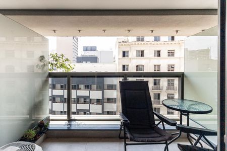 Varanda do Studio de kitnet/studio à venda com 1 quarto, 28m² em Santa Ifigênia, São Paulo