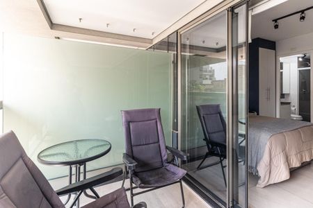 Varanda do Studio de kitnet/studio à venda com 1 quarto, 28m² em Santa Ifigênia, São Paulo