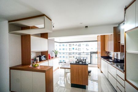 Sala/Cozinha de apartamento à venda com 3 quartos, 77m² em Tatuapé, São Paulo