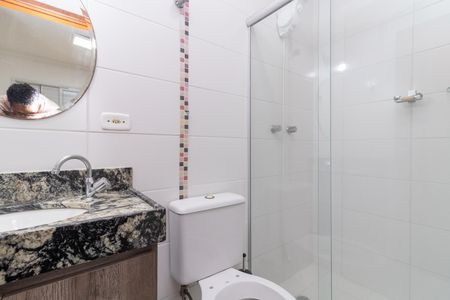 Casa de condomínio para alugar com 112m², 2 quartos e 3 vagasBanheiro da Suíte