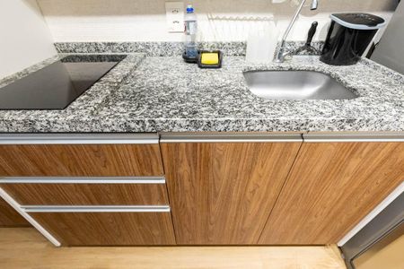 Studio para alugar com 24m², 1 quarto e sem vagaCozinha