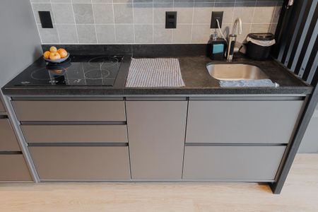 Studio à venda com 29m², 1 quarto e sem vagaCozinha