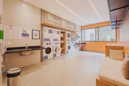 Studio à venda com 29m², 1 quarto e sem vagaLavanderia