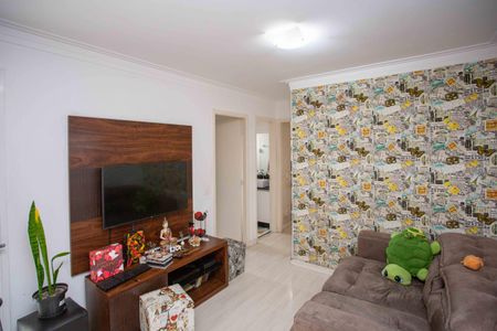 Sala de apartamento à venda com 2 quartos, 55m² em Piraporinha, Diadema