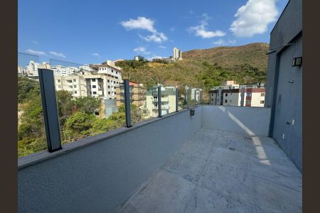 Varanda gourmet de apartamento à venda com 3 quartos, 125m² em Buritis, Belo Horizonte