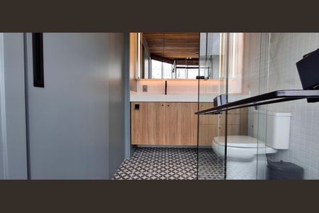 Apartamento para alugar com 50m², 1 quarto e 1 vaga Apartamento para alugar com 50m², 1 quarto e 1 vagaBanheiro da Suíte