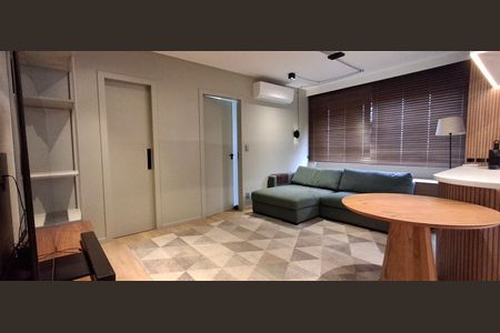 Sala de apartamento para alugar com 1 quarto, 50m² em Centro, Florianópolis