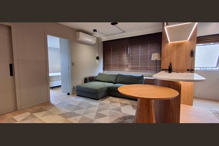 Sala de apartamento para alugar com 1 quarto, 50m² em Centro, Florianópolis