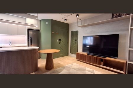 Sala de apartamento para alugar com 1 quarto, 50m² em Centro, Florianópolis