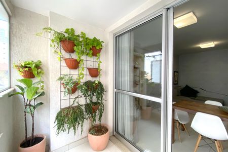 Varanda da Sala de apartamento à venda com 3 quartos, 83m² em Gutierrez, Belo Horizonte