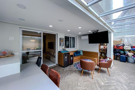 Varanda da Sala de apartamento à venda com 3 quartos, 113m² em Vila Regente Feijó, São Paulo