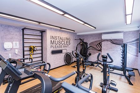 Apartamento para alugar com 37m², 2 quartos e sem vaga Apartamento para alugar com 37m², 2 quartos e sem vagaÁrea comum - Academia