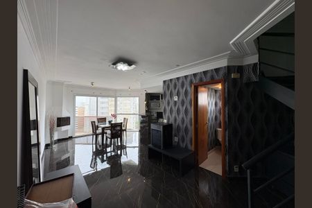 Sala de apartamento para alugar com 1 quarto, 130m² em Jardim, Santo André
