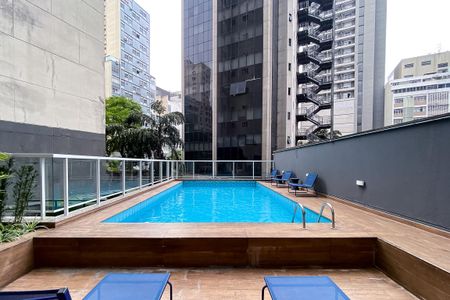 Studio para alugar com 38m², 0 quarto e sem vagaÁrea comum - Piscina