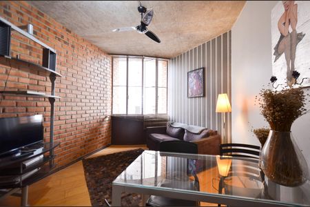 Sala de apartamento para alugar com 1 quarto, 50m² em Funcionários, Belo Horizonte